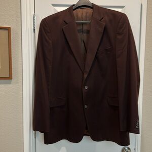 Sophisticated Brown Cashmere Blazer